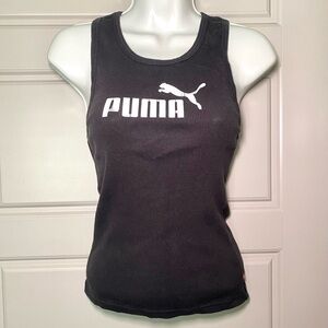 Y2K Puma Women's Black Tank Top